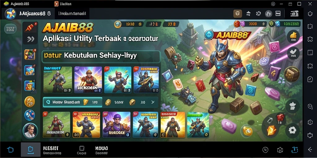 Tampilan AJAIB88 yang modern dan fungsional untuk kemudahan pengguna.