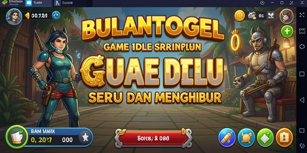 Tampilan menarik gameplay BULANTOGEL dalam suasana Idle.