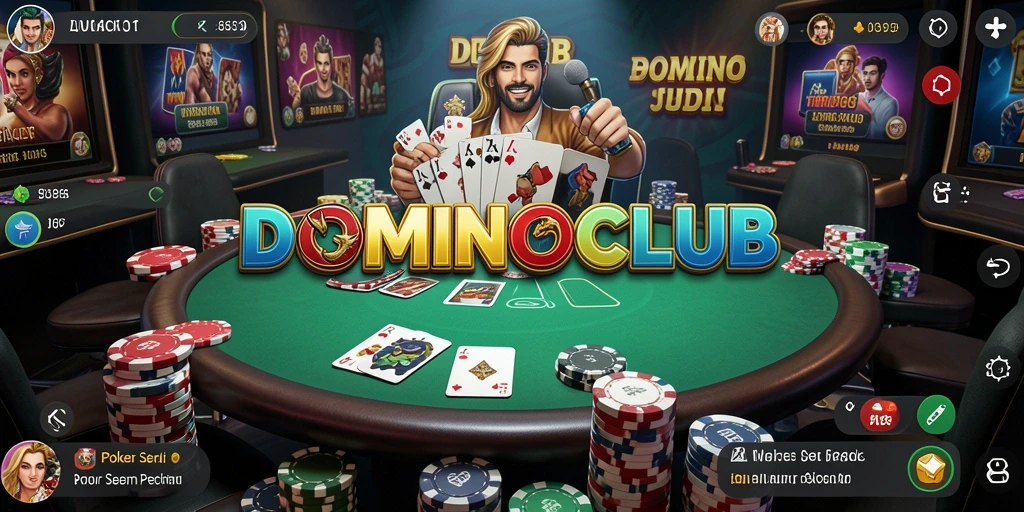 Tangkap momen seru dalam permainan Poker di DOMINOCLUB.