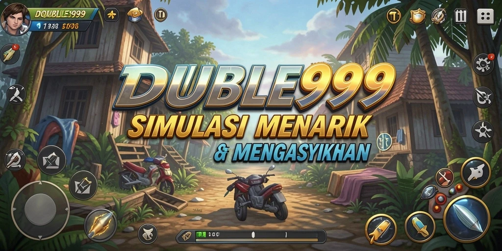 Tampilan gameplay menarik dari DOUBLE999 dengan pengalaman simulasi di dalamnya.