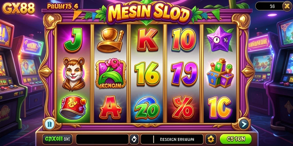 Screenshot gameplay GX88 dengan tampilan slot yang menarik.