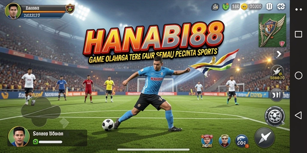 Screenshot gameplay HANABI88 menampilkan intensitas olahraga yang nyata.