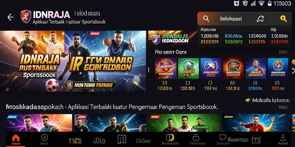 Tampilan menarik dan fitur taruhan yang lengkap di IDNRAJA.