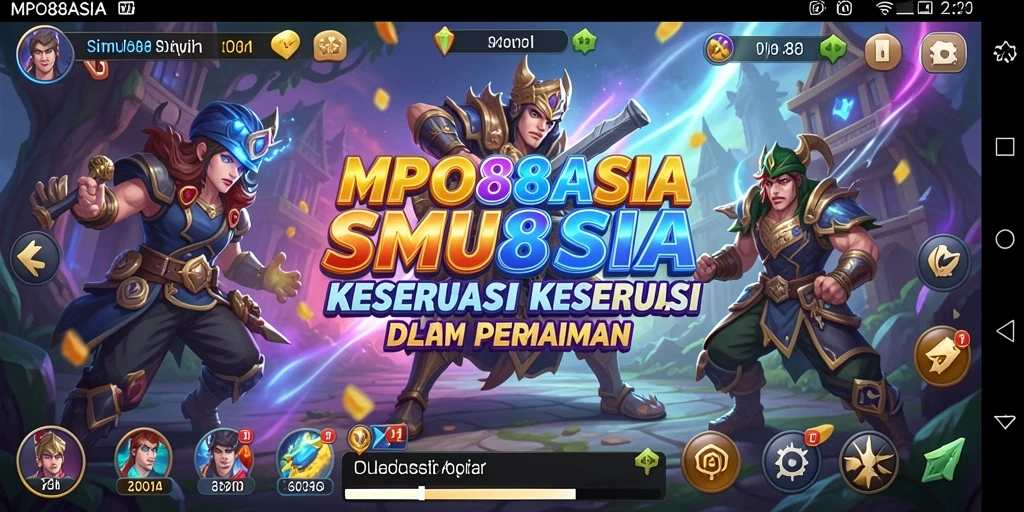 Tampilan menyenangkan dari gameplay MPO88ASIA yang penuh warna.
