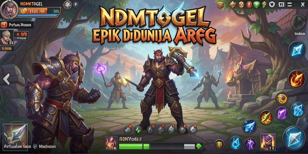 Tampilan gameplay NDMTOGEL menampilkan aksi seru dalam dunia ARPG.