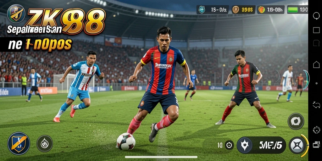 Tampilan gameplay ZK988 yang memukau dan mendalam dalam dunia sepak bola.